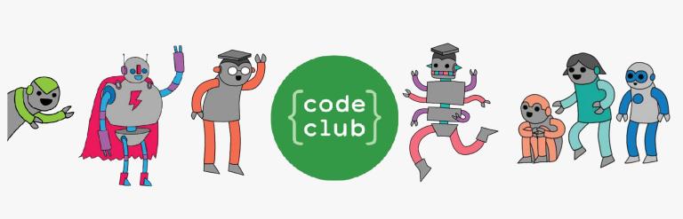 Code Club robot cartoons