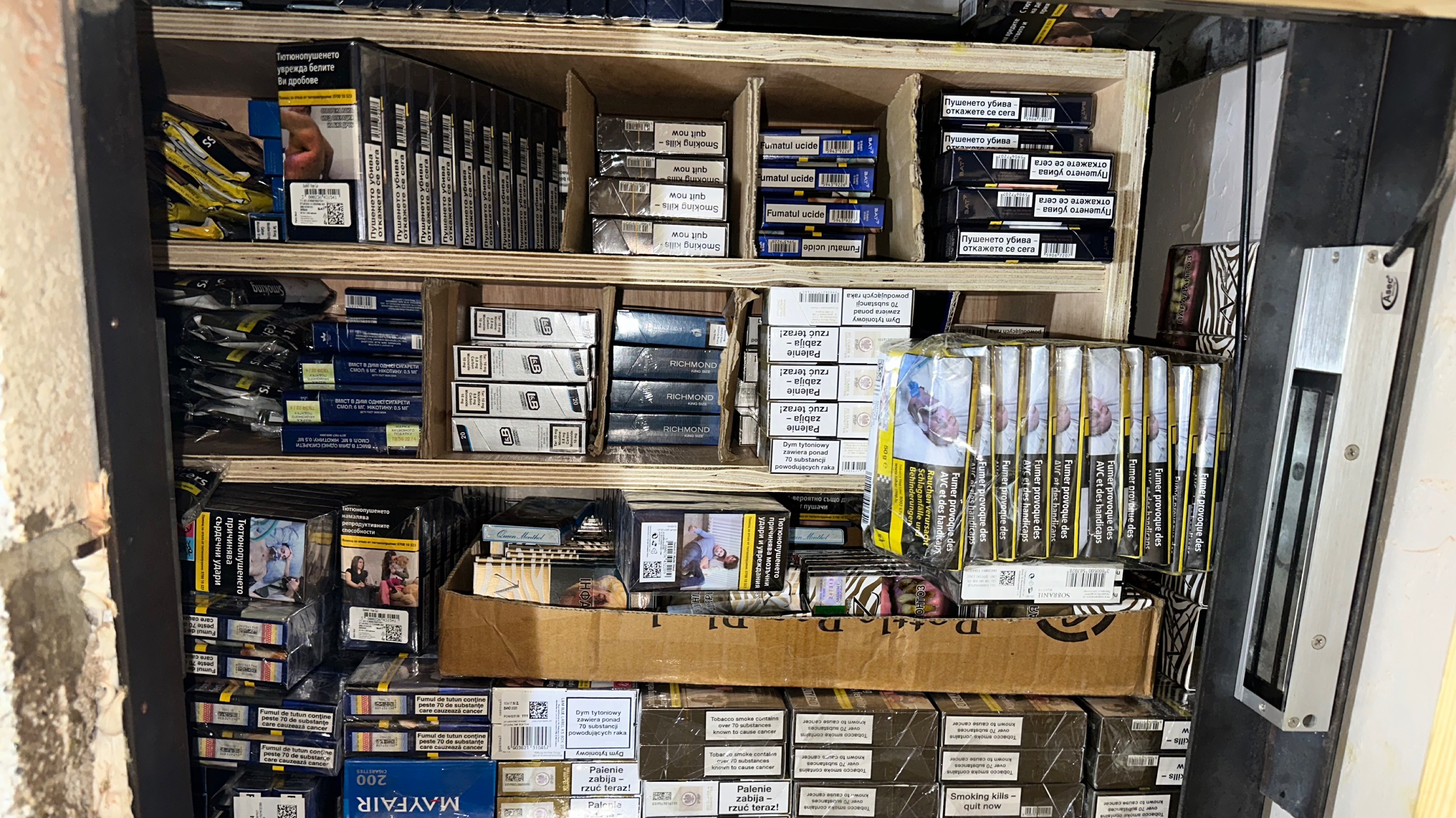 More than 1,300 illegal cigarettes seized from Bletchley