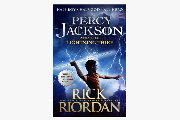 Book cover for Percy Jackson and the Lightning Thief