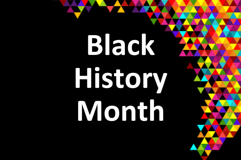 Black History Month banner