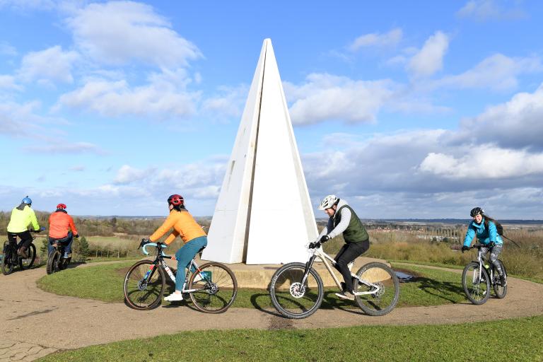 A group cycling