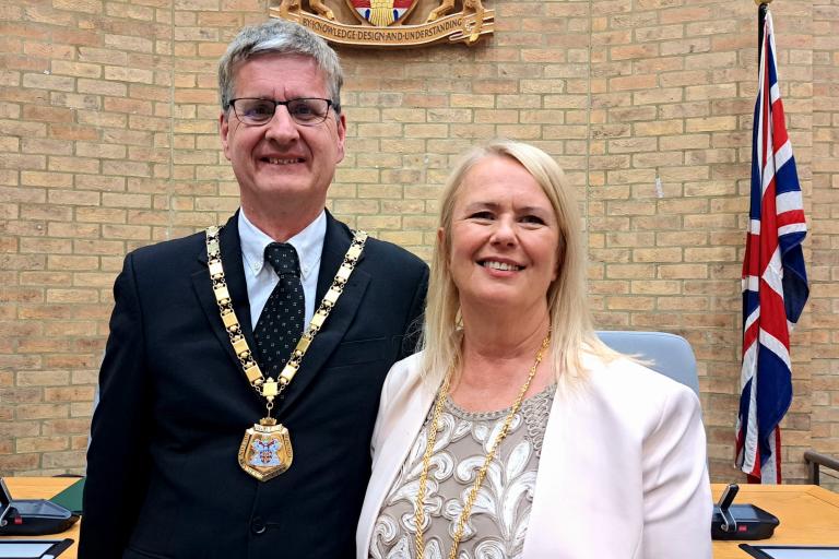 Mayor and Mayoress of Milton Keynes