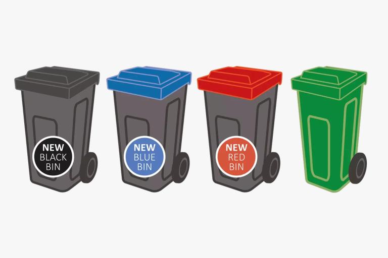 New MK wheelie bins