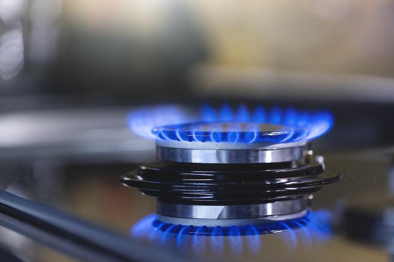 Picture of a gas hob