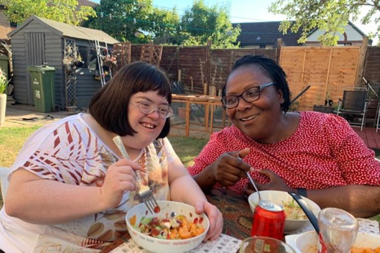 A local Shared Lives Carer and resident