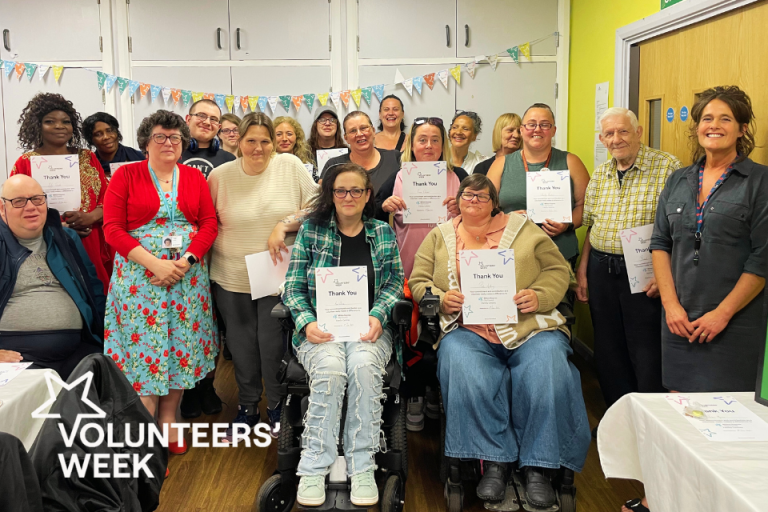 City Council staff with volunteers at Moorlands Family Centre