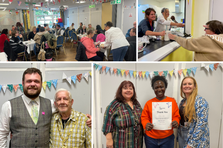 Mayor of MK, Cllr James Lancaster joined volunteers and staff for the event
