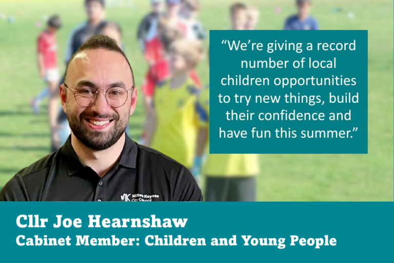 Cllr Joe Hearnshaw comments on the summer activity scheme