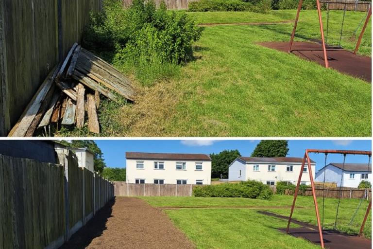 Stantonbury before and after