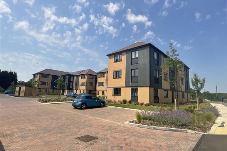 image of a block of homes