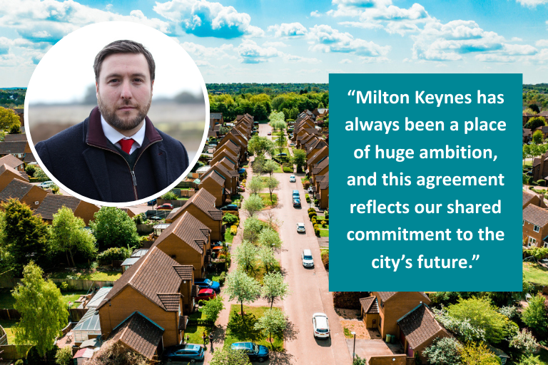 Quote graphic with Cllr Marland