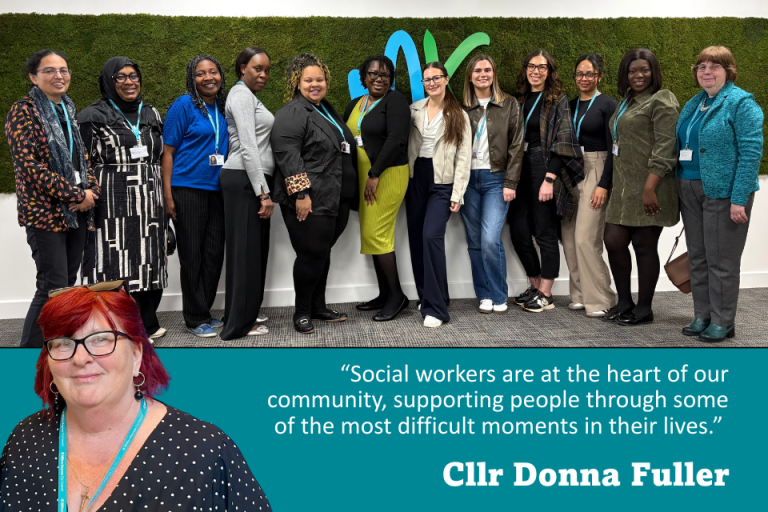 A group of children's social workers from Milton Keynes City Council