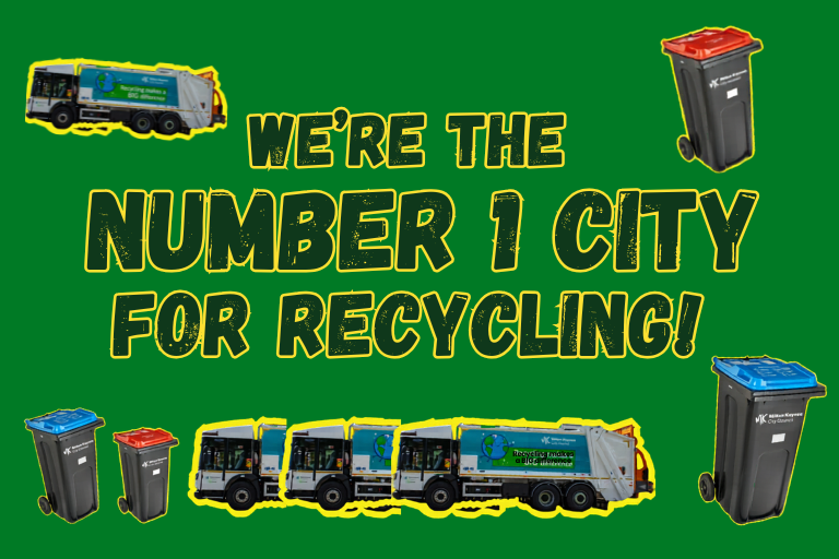Number one city for recycling