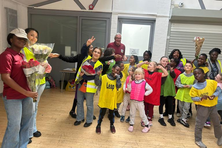 Children enjoying a session