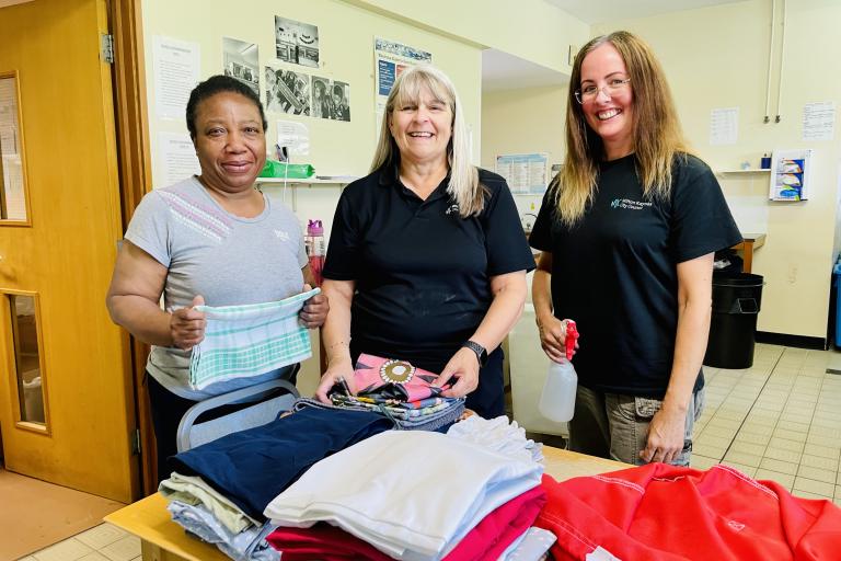 The City Council's friendly laundry service team