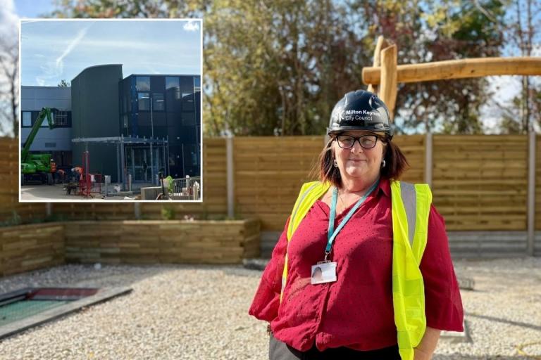 Cllr Donna Fuller at Linford Wood Place (October 2026)
