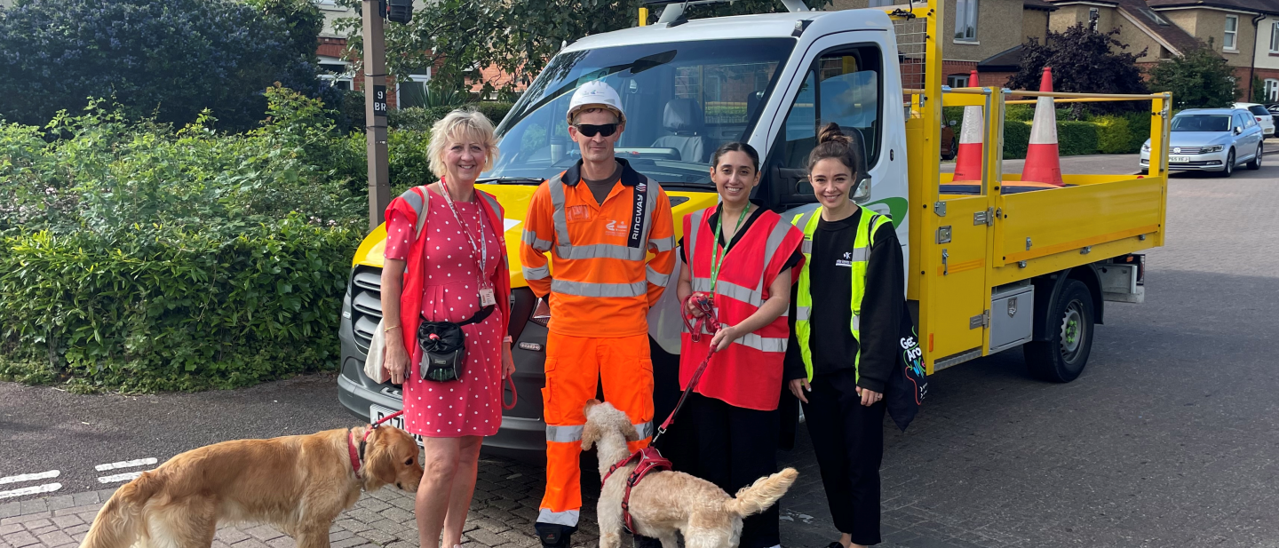 Councillors with members of the MKC transport planning team