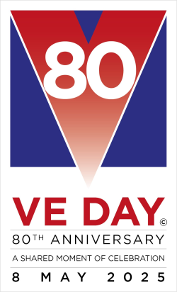 VE Day 80 logo