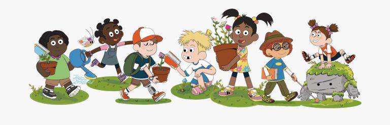 Illustrations of some of the characters from the Summer Reading Challenge 2025