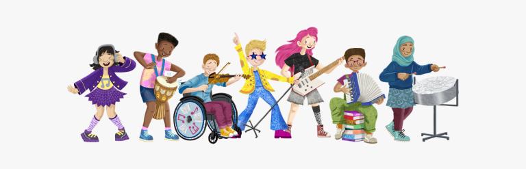 Illustrations of some of the characters from the Summer Reading Challenge 2026